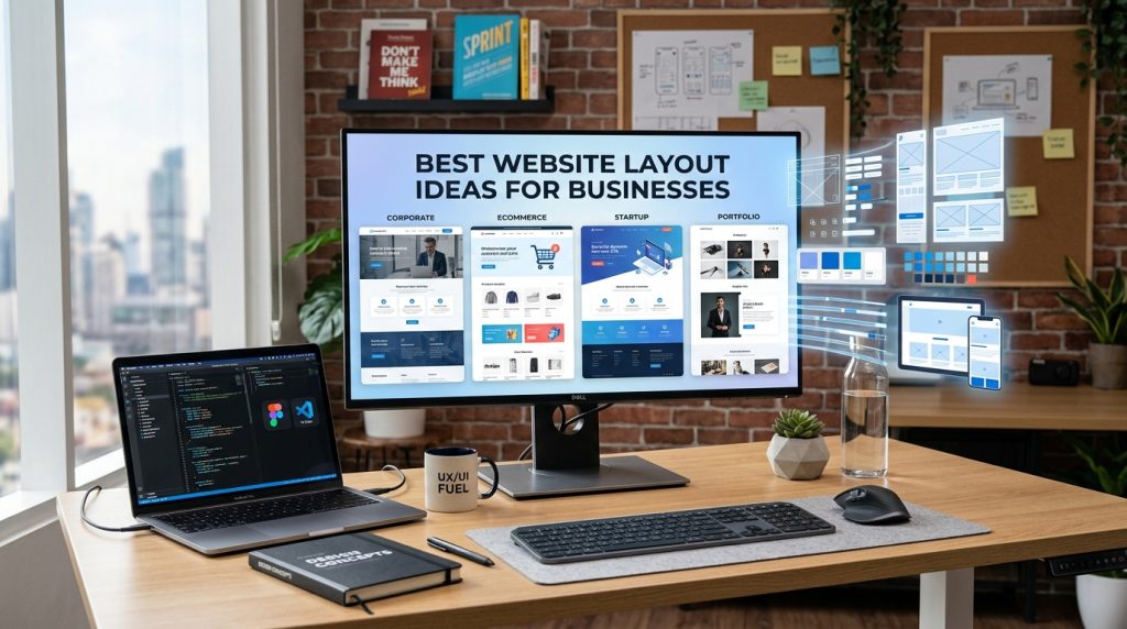 website layout ideas for businesses