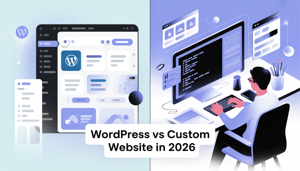 wordpress vs custom website