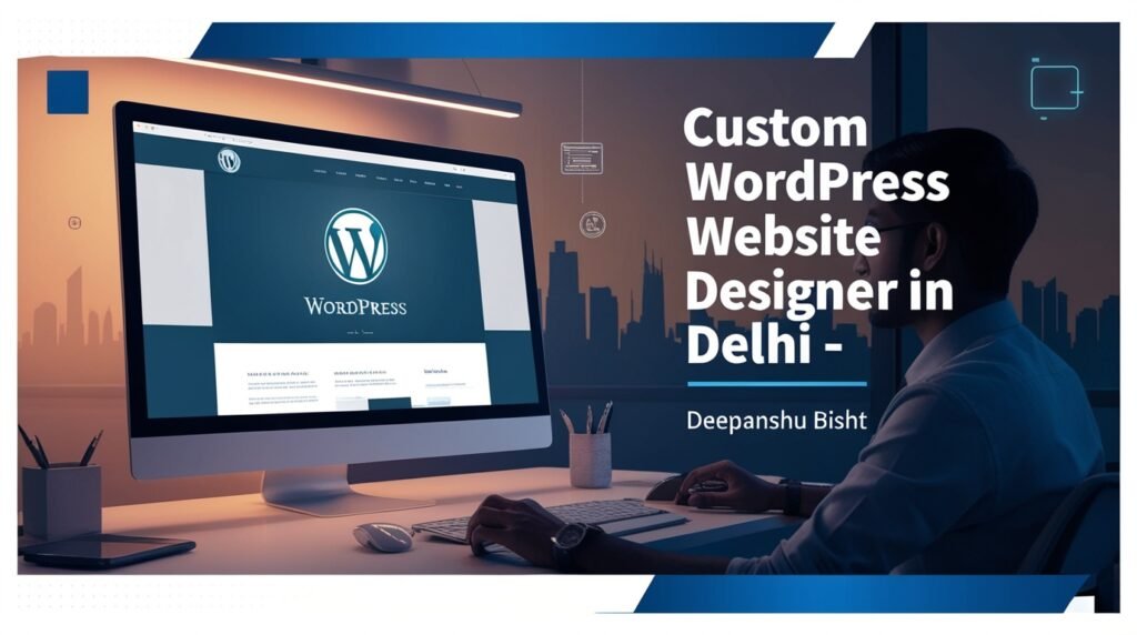 Custom WordPress website designer in Delhi