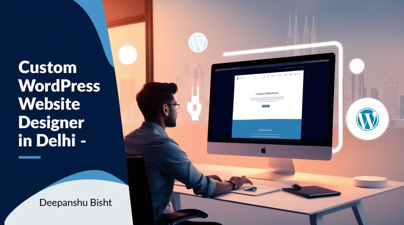Custom WordPress website designer in Delhi