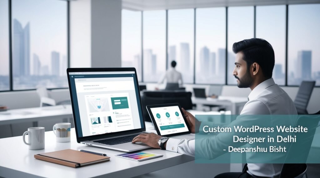 Custom WordPress website designer in Delhi