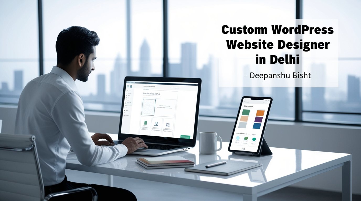 Custom WordPress website designer in Delhi