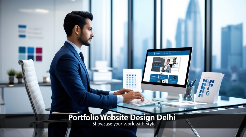 Portfolio website design Delhi